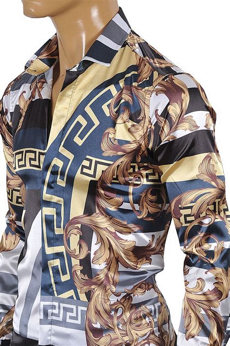 versace men's shirt free shipping|1st copy Versace shirt men.